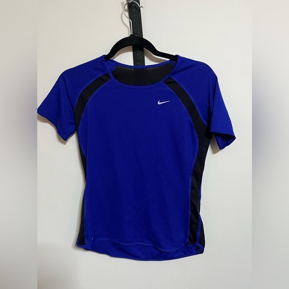 Nike Dri Fit Purple/Black Top Sz Small - Picture 2 of 9